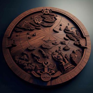 3D model C9 Continent of the Ninth Seal game (STL)